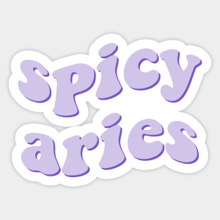 spicy aries Sticker